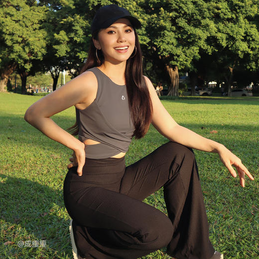 TITIKA瑜伽服上衣CROSS运动健身背心式文胸瑜珈背心女带胸垫31119 商品图2