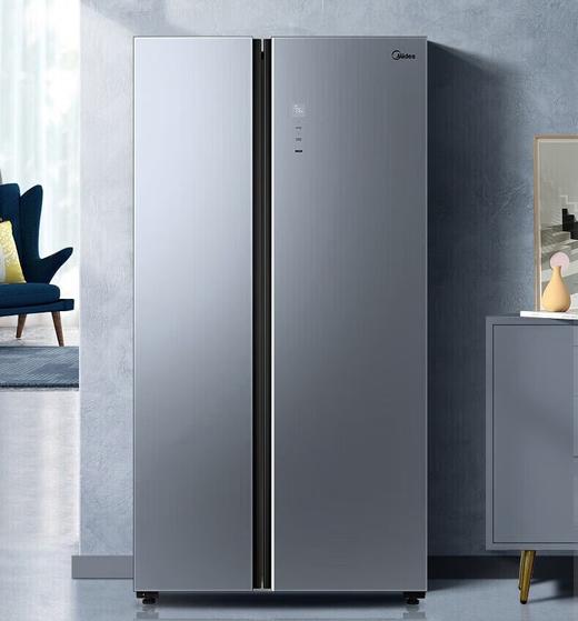 【限天津区域】美的/冰箱/BCD-611WKGPZM(Q)墨兰灰 商品图0