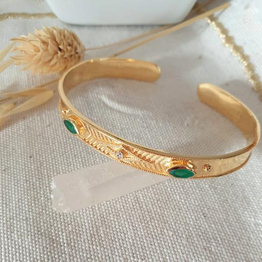 订购6周到｜Leticia Ponti-Jonc Gayane-玛瑙 手镯［法国设计师］ 商品图0