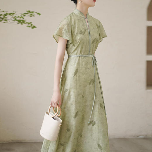 裁缝学苑AQ290新中式天丝连衣裙纸样女装长裙改良旗袍服装打板 商品图5