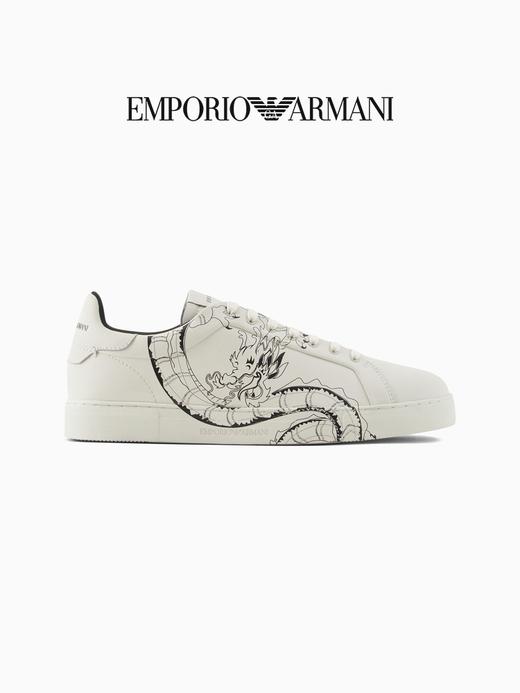 E ARMANI 休闲鞋男  EM000018AF10032-U0003 OFF WHITE.【鞋底有膜，试穿小心】 商品图0