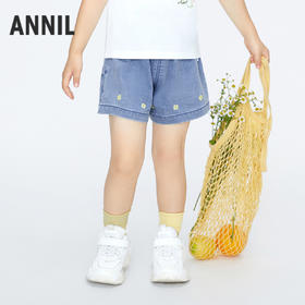 女童牛仔短裤新款安奈儿童装实体店同款XG426598