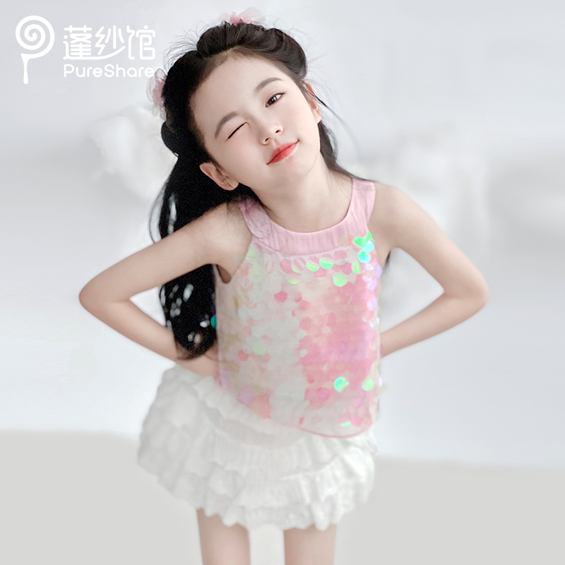 【非质量问题不退换】PureShare人鱼泡泡上衣 奶油蛋糕裙裤