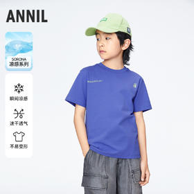 男童记忆棉凉感T短袖新款安奈儿童装实体店同款AB421762