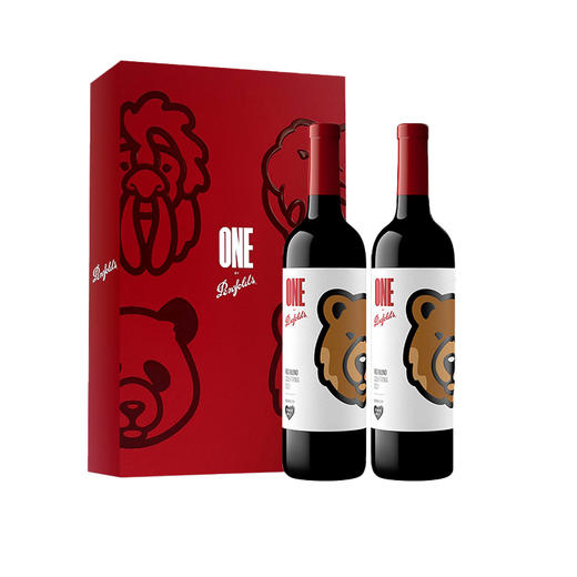 奔富一号 加州混酿红葡萄酒（Nigo棕熊版）750ml 多规格 商品图0
