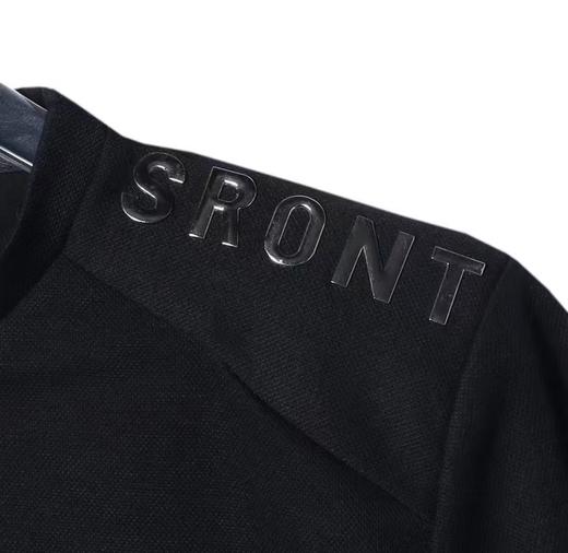 2326夏季新款金属字母拼接男士上衣时尚百搭圆领T恤简约宽松短袖 商品图4