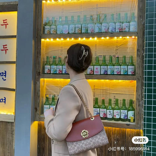 纯原 COACH 蔻驰30585山茶花Parker经典系列链条包 商品图4