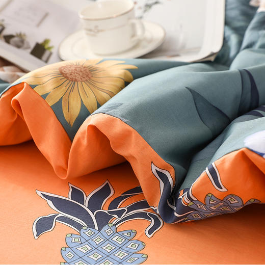 内野    繁花共舞床品四件套   HU-HY04M57 商品图2