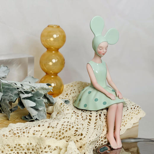 兰苕波点-坐姿-然女孩 商品图7