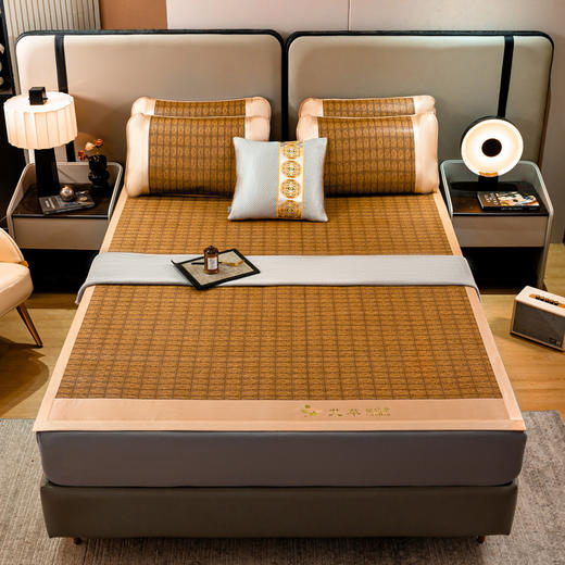  【紫韵家纺】紫韵 艾草驱蚊藤席 ZY-BT1691 180*200cm 商品图1