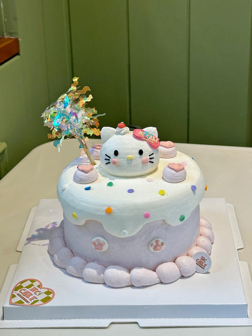 KT猫立体头像手绘蛋糕 商品图0