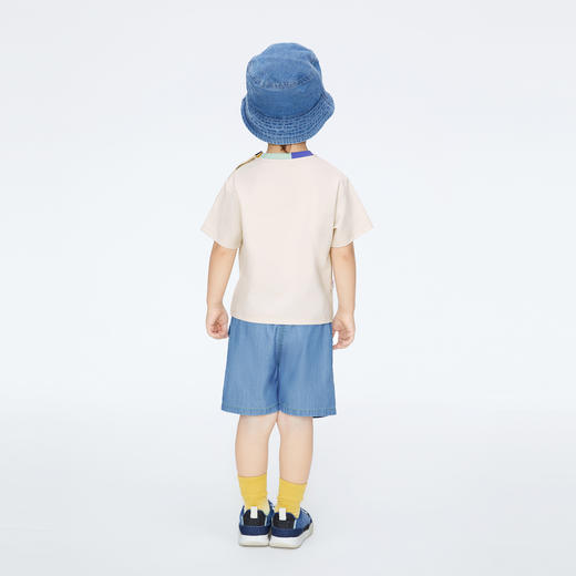 男童抗菌防晒冰牛仔短裤裤子新款安奈儿童装实体店同款XB426585 商品图5