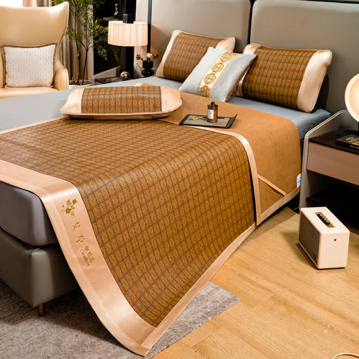  【紫韵家纺】紫韵 艾草驱蚊藤席 ZY-BT1691 180*200cm 商品图2