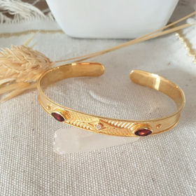 北京仓｜Leticia Ponti-Jonc Gayane-石榴石 手镯［法国设计师］