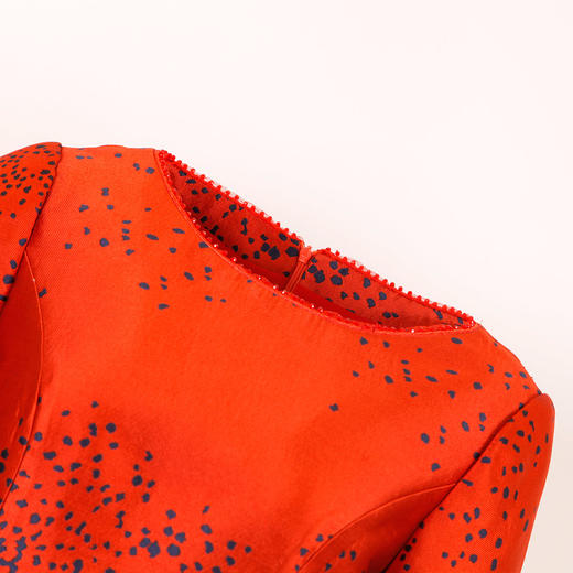 KA8B7斯尔丽瑟俪春秋季新品气质优雅修身版定位提花连衣裙 商品图4