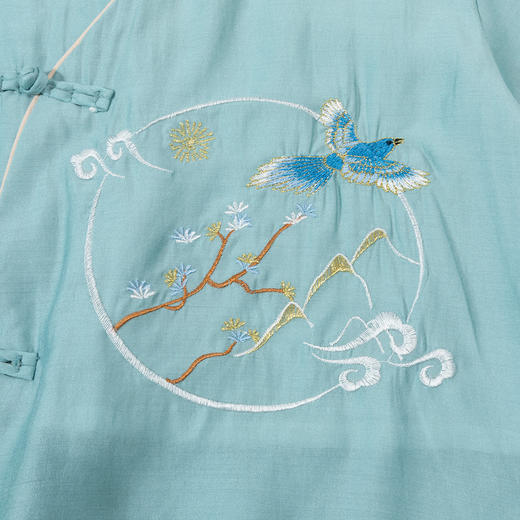 贝贝怡童装男童夏季套装中国风两件套2024新款短袖短裤古风夏装ZB2DT049 商品图11