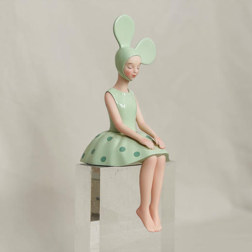 兰苕波点-坐姿-然女孩 商品图2