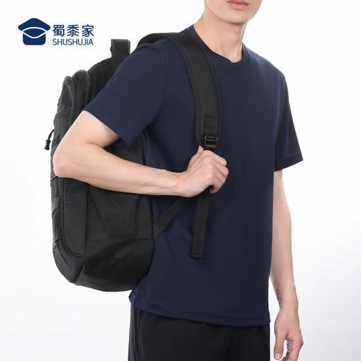 【实付满399送保温杯】【二代康纶航天抑菌速干短袖】夏季凉爽透气运动T恤 高弹休闲半袖T009 商品图7