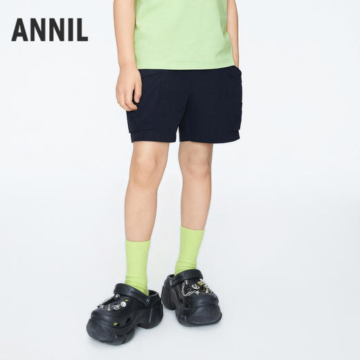 男童弹力短裤裤子新款安奈儿童装实体店同款AB426627 商品图0