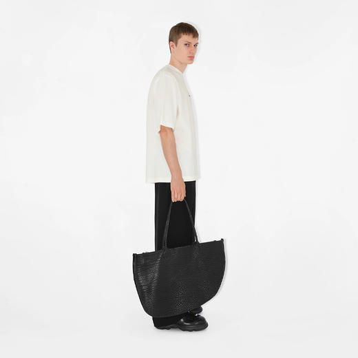 BURBERRY 巴宝莉 男士玫瑰徽标刺绣棉质圆领短袖T恤 白色 8083728 B7264 商品图2