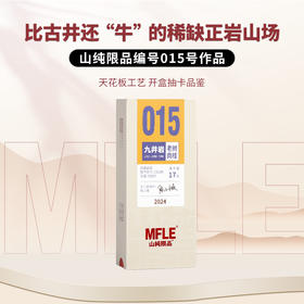 【山纯限品】（2024年）015九井岩·老树肉桂17g