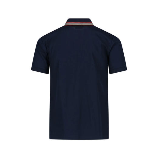 【二】BURBERRY 巴宝莉 男士TB专属标识刺绣棉质短袖 Polo 衫 蓝色 8084019 B1488 商品图1