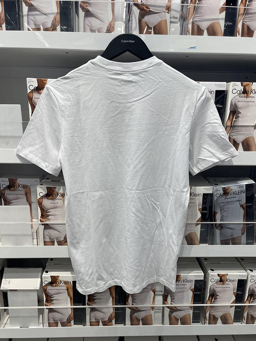 Calvin Klein/CK 男士纯棉圆领印花LOGO休闲舒适短袖T恤 商品图3