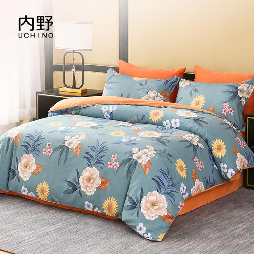 内野    繁花共舞床品四件套   HU-HY04M57 商品图0