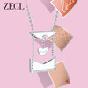ZEGL设计师925银小情书系列告白信封项链女款2024高级感锁骨颈链 商品缩略图4