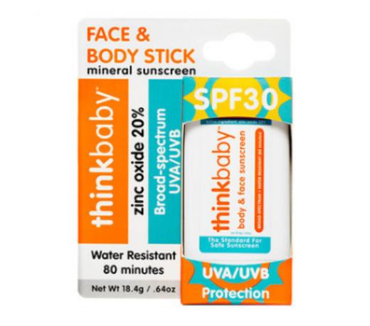 【保税仓】美国Thinkbaby辛克宝贝 婴儿夏日物理防晒棒 SPF30 18.4g/支 商品图0