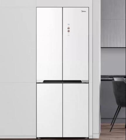 【限天津区域】美的/冰箱/435WUSGPZM凝光白 商品图0