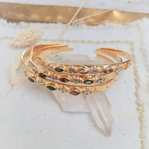 北京仓｜Leticia Ponti-Jonc Marquise-碧玺 手镯［法国设计师］ 商品图4