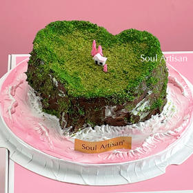 粉色海洋·岛屿微景观蛋糕3