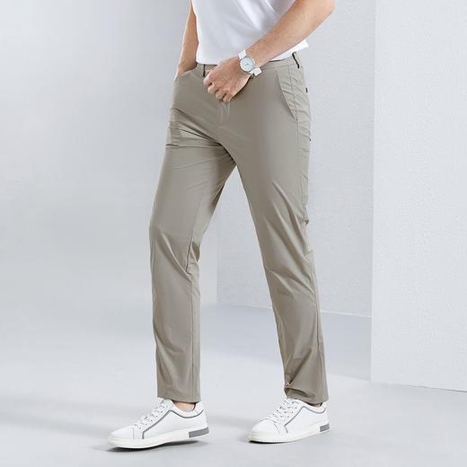 【黑金系列】柒牌锦氨休闲裤男夏季新款商务百搭中青年直筒空调裤	126H72220 商品图1