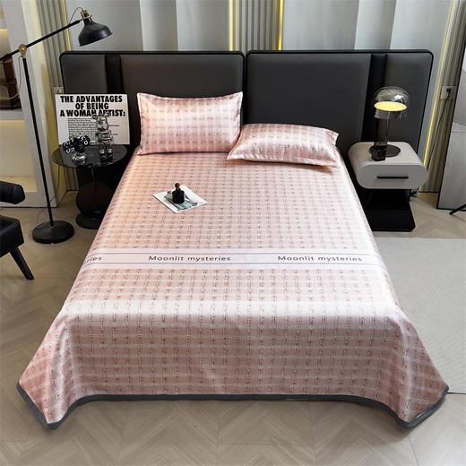 【紫韵家纺】紫韵 罗马格调冰丝三件套 ZY-BT1690 230x250cm 商品图0