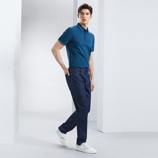 【含莱赛尔】柒牌凉感牛仔裤男2024夏季新款商务休闲耐穿舒适长裤	126H72840 商品图3