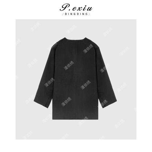 04-6潘依绣丁丁宠粉100%醋酸轻奢风通勤松弛感无扣西装 W-62079 商品图2