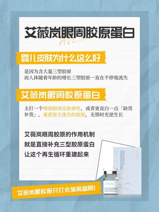 艾薇岚眼部胶原蛋白水光 眼周淡细纹皱纹 眼部水光滚针 商品图10