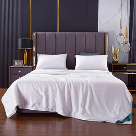 【紫韵家纺】紫韵 莫代尔蚕丝被 白色 200*230