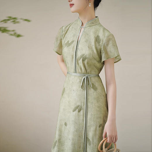 裁缝学苑AQ290新中式天丝连衣裙纸样女装长裙改良旗袍服装打板 商品图2