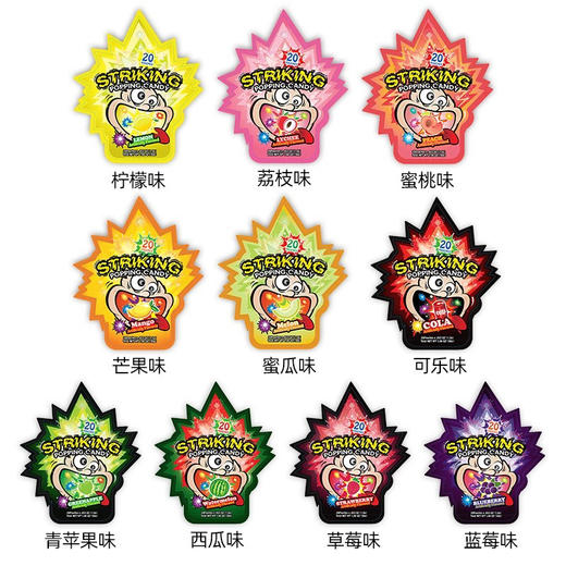 索劲榴莲味跳跳糖30g 商品图1