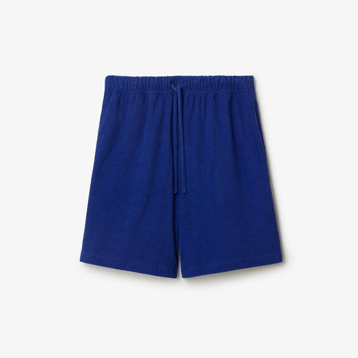 BURBERRY 巴宝莉 男士马术骑士徽标印花棉质休闲短裤 蓝色 8081240 B7323 商品图0