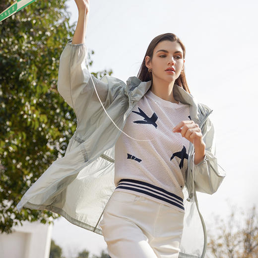 【连帽防晒服】24年春夏新品女士防紫外线透气凉感女薄款外套 商品图0