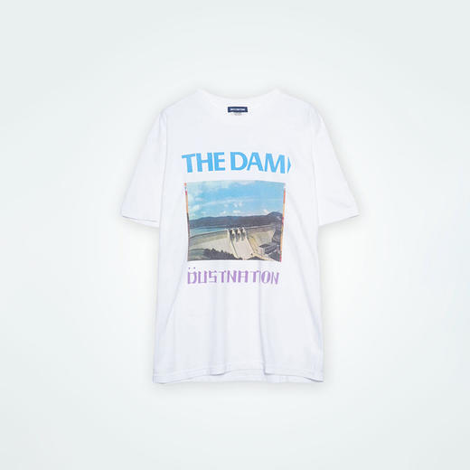 DUSTNATION THE DAM S/S TEE 复古水洗圆领短袖印花T恤 商品图4