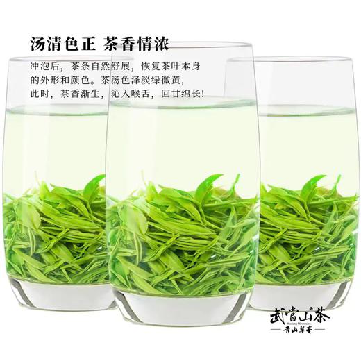 【全国包邮 2024年新茶】诚者茶叶武当山茶青山翠毫绿茶一芽一叶100g/条 商品图4