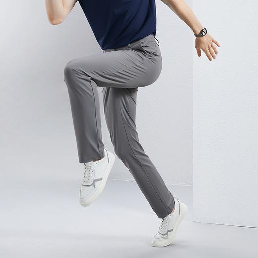 【高弹针织】柒牌休闲长裤男2024春夏新款商务男士直筒针织男裤子	126H71910 商品图1