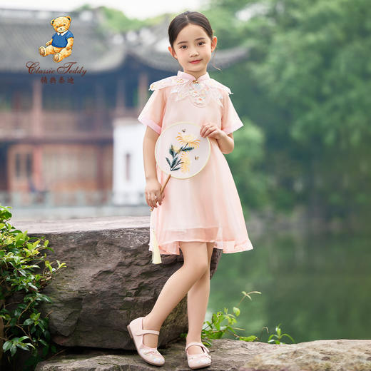【120-160】【精典泰迪】中国风古风公主裙女童汉服连衣裙 商品图6