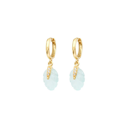 北京仓｜Leticia Ponti-Garden 
Feuille-玉髓 耳环［法国设计师］ 商品图0