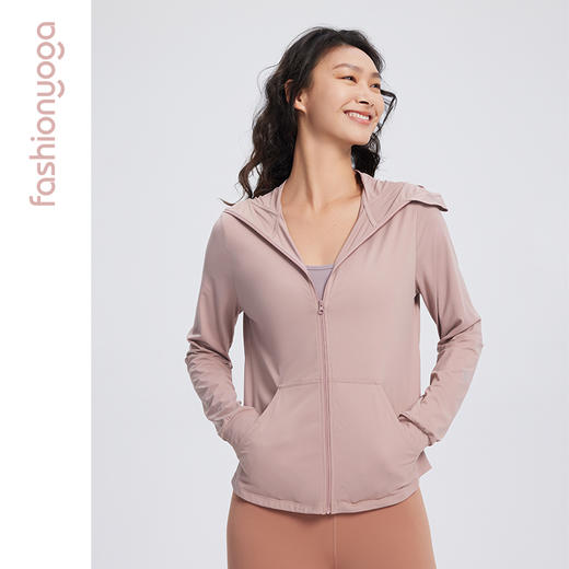 凡圣瑜伽轻薄透气防晒外套F14806 商品图4