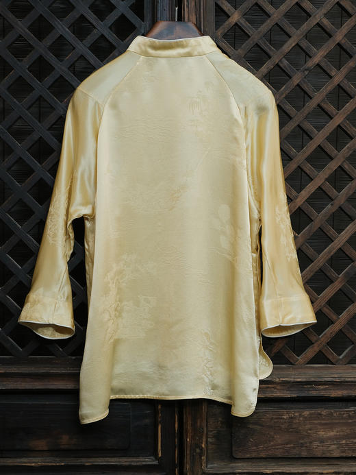 瑕疵|STJINGx凯喜雅x故宫 |锦簇花下斜襟上衣[特价品] 商品图3